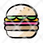 cheeseburger-hamburger-burger-fast-food-junk-food-icon