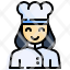 chef-professions-jobs-restaurant-woman-food-icon