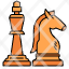 chessinscription-knight-chess-piece-strategy-tower-horse-icon