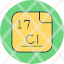 chlorine-periodic-table-atom-atomic-chemistry-element-icon