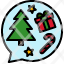 christmas-chat-decoration-icon