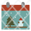 christmas-day-calendar-snowman-icon