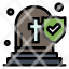 church-death-funeral-insurance-icon