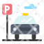 city-life-car-parking-icon
