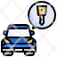 city-transport-rental-filloutline-car-key-passkey-transportation-lock-icon