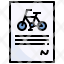 city-transport-rental-filloutline-contract-agreement-bike-document-icon