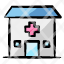 clinic-building-medic-medical-health-icon