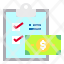 clipboard-check-money-invoice-icon