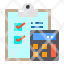 clipboard-checklist-calculator-icon