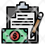 clipboard-file-money-pen-fiancial-icon