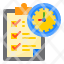 clipboard-time-management-clock-check-list-icon