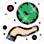 clock-hand-hold-time-save-icon