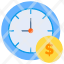 clock-money-time-is-banking-icon