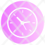 clock-time-gradient-pink-icon