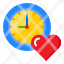 clock-watch-time-timer-heart-icon