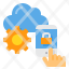 cloud-access-protection-security-key-icon