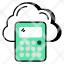 cloud-calculator-cloud-cruncher-cloud-calc-cloud-calculation-cloud-arithmetic-icon