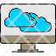 cloud-computing-lcd-screen-icon