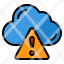 cloud-computing-warning-data-storage-icon