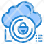 cloud-data-secure-lock-private-icon