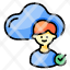 cloud-identity-approved-man-icon