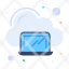 cloud-laptop-network-server-icon