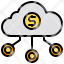 cloud-network-economy-icon
