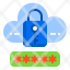 cloud-password-encryption-icon
