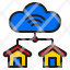 cloud-server-home-wifi-icon