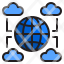 cloud-server-management-world-network-icon
