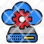 cloud-server-network-setting-config-icon