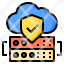 cloud-server-shield-protect-database-icon