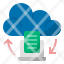 cloud-storage-datatransfer-database-filetransfer-icon