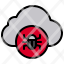 cloud-virus-bug-icon