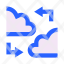 cloudclouds-connection-exchange-data-icon