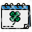 clover-saint-patricks-calendar-irish-icon