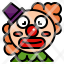 clown-face-carnival-circus-show-entertainer-festival-icon