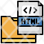 coding-filloutline-html-file-files-folders-format-icon