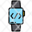 coding-smart-watch-design-icon