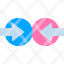 collision-arrows-direction-clash-discrepancy-icon