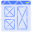 column-layout-wireframe-page-icon