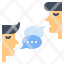 communicationskill-ideaexchange-talk-friendly-negotiate-icon