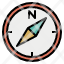 compass-north-direction-correct-accuracy-pole-south-icon