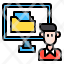 computer-folder-data-man-icon