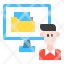 computer-folder-data-man-icon