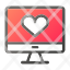 computermobile-monitor-screen-heart-icon