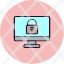 connect-display-internet-lock-padlock-screen-server-icon