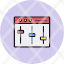 console-dj-entertainment-media-mixer-mixing-desk-sound-new-year-icon