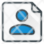 contactpaper-info-person-user-business-icon