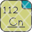 copernicium-periodic-table-atom-atomic-chemistry-element-icon